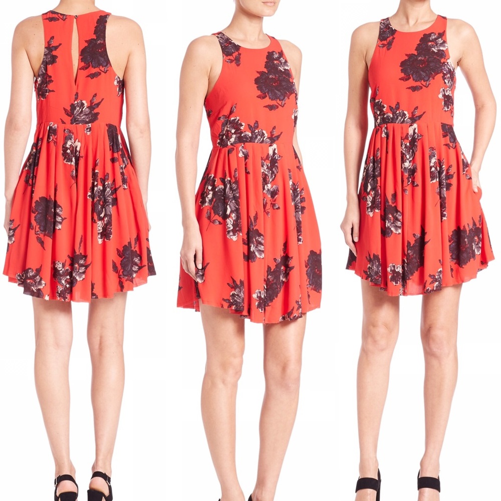 Flutterby Mini Skater Dress